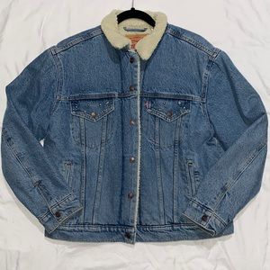 Levi’s Denim Sherpa Jacket